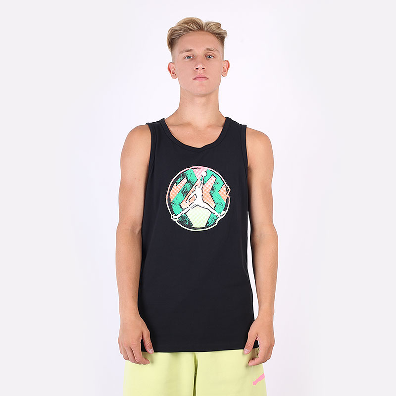 мужская черная майка Jordan Sport DNA Tank CZ8295-010 - цена, описание, фото 3